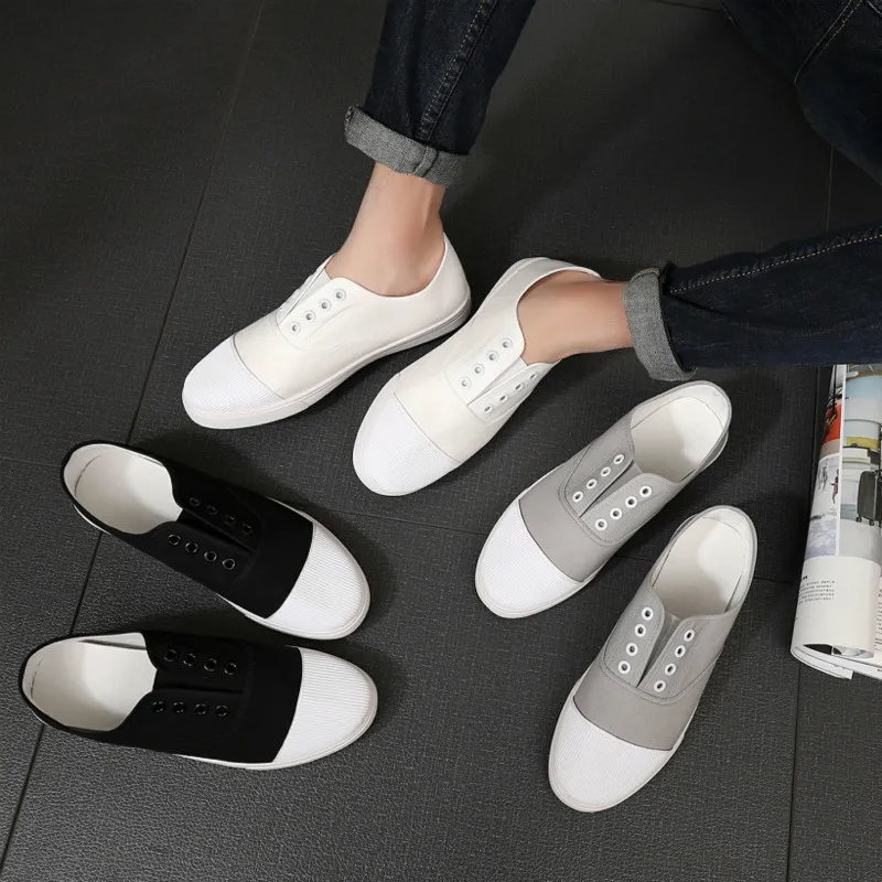 

Casual Couple Shoes Men's Low-topan Version of Summer New Canvas Shoes The Trend o Boys Shoes bg1086-bg1088 Morliron