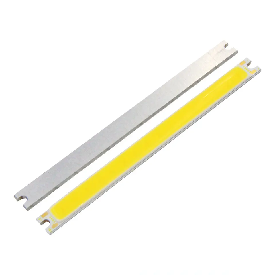100x8mm 3V 3.7V 5V COB LED Light Chip 2W Warm Cool White Color with USB Plug AA Button Battery Box Dimmable Strip Bulb 100mm - купить по