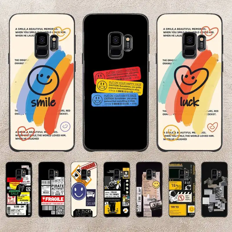 

Retro Bar Code Label Phone Case For Samsung Galaxy Plus S9 S20Plus S20ULTRA S10lite S225G S10 Note20ultra Case