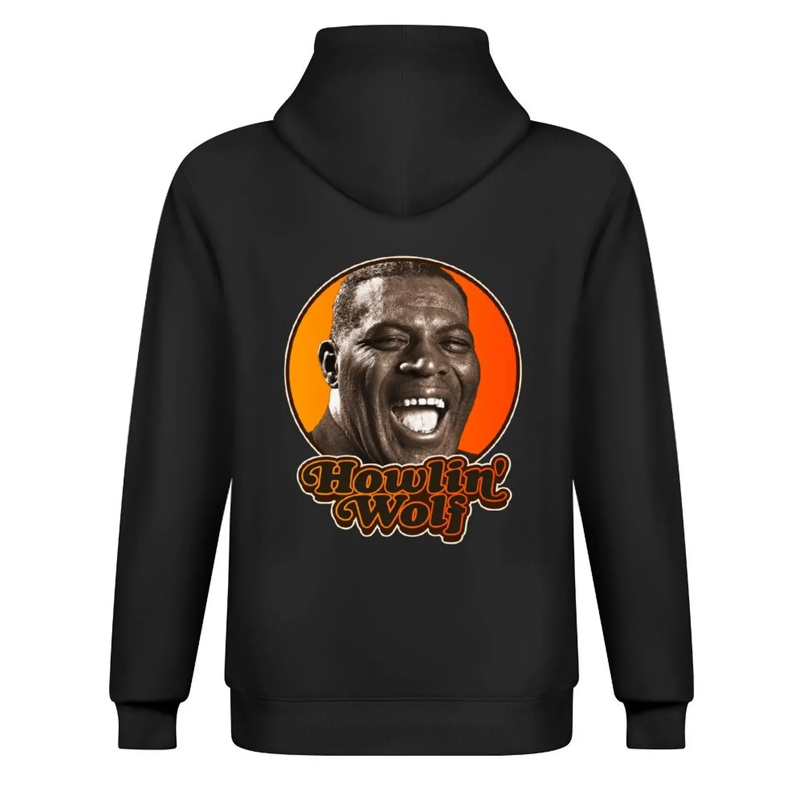 Фото Ретро Howlin Wolf Tribute Толстовка мужское пальто осенние новинки осенняя мужская одежда аниме толстовка №3