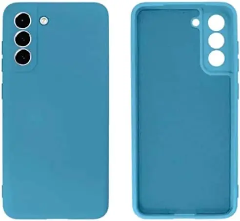 

For Capa Capinha Case Para Galaxy S23 Plus Emborrachada Aveludada Anti Impacto (GL CASES) (Azul)