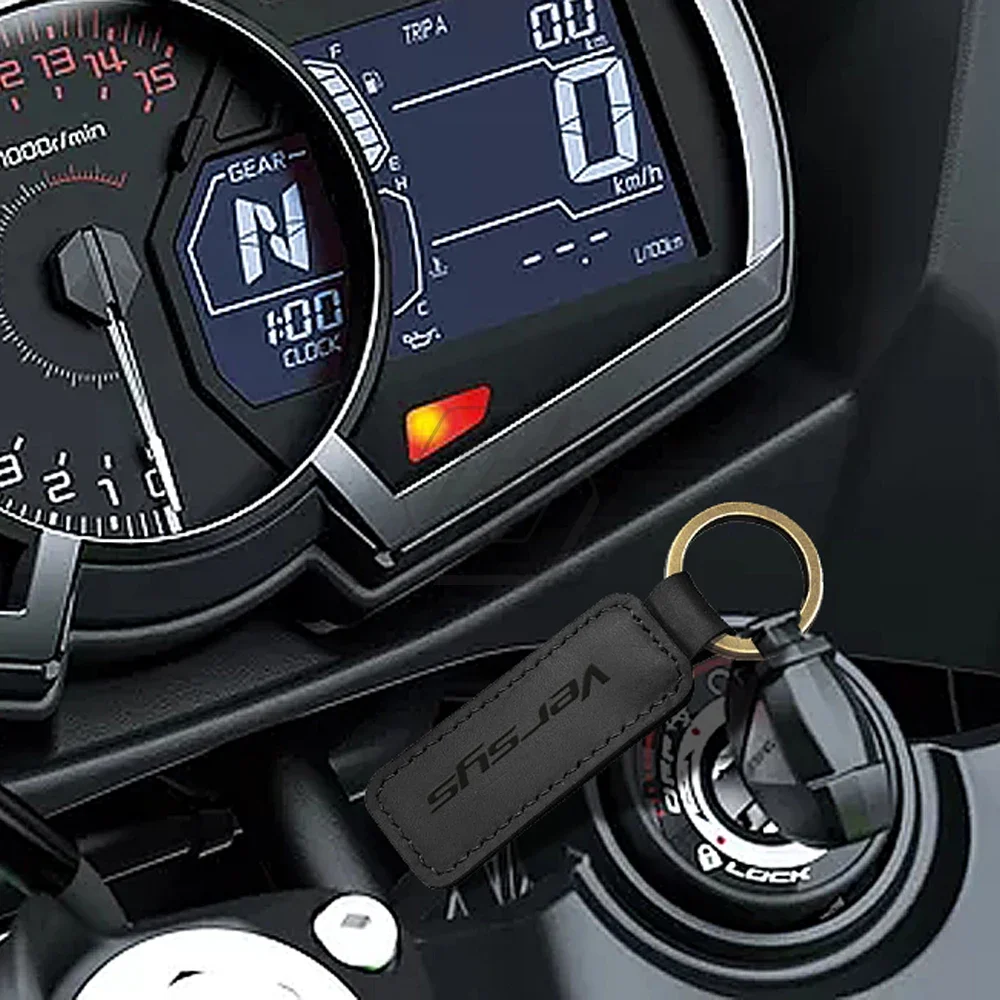 Брелок для ключей в виде мотоцикла из воловьей кожи моделей Kawasaki Versys X-300 650 300 400