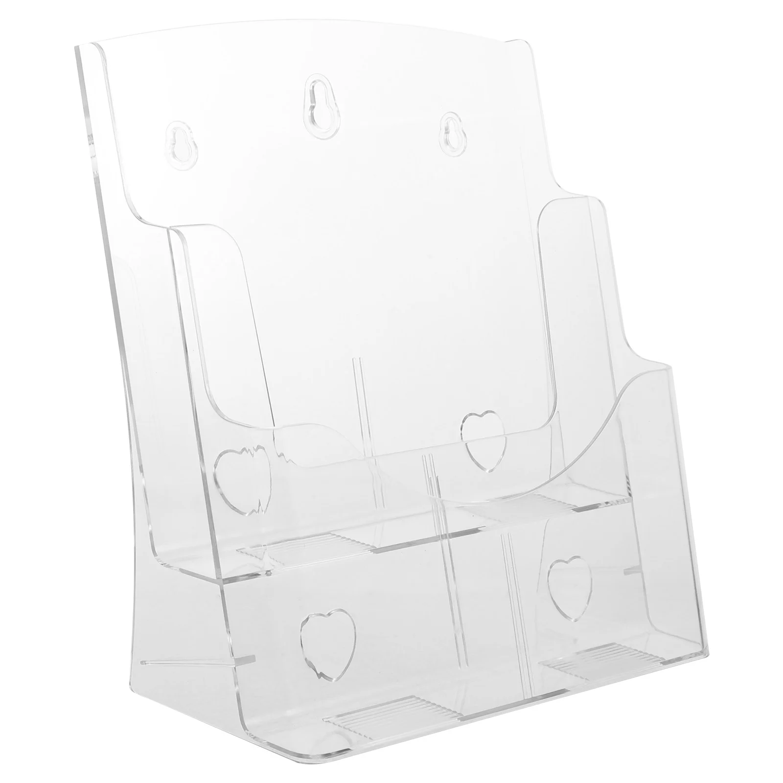 

Card Organizer Table Holder Stand Display Show Rack Magazine Pamphlets Menu Acrylic Vendors Shelf