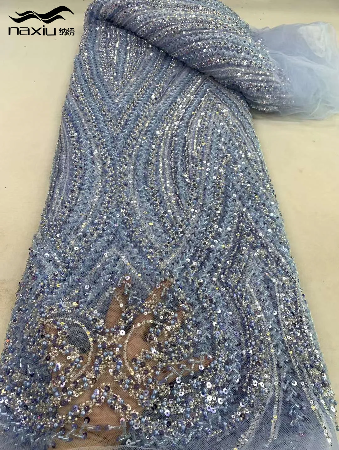 Madison африканская кружевная ткань 2024 высокое качество модные нигерийские бусины