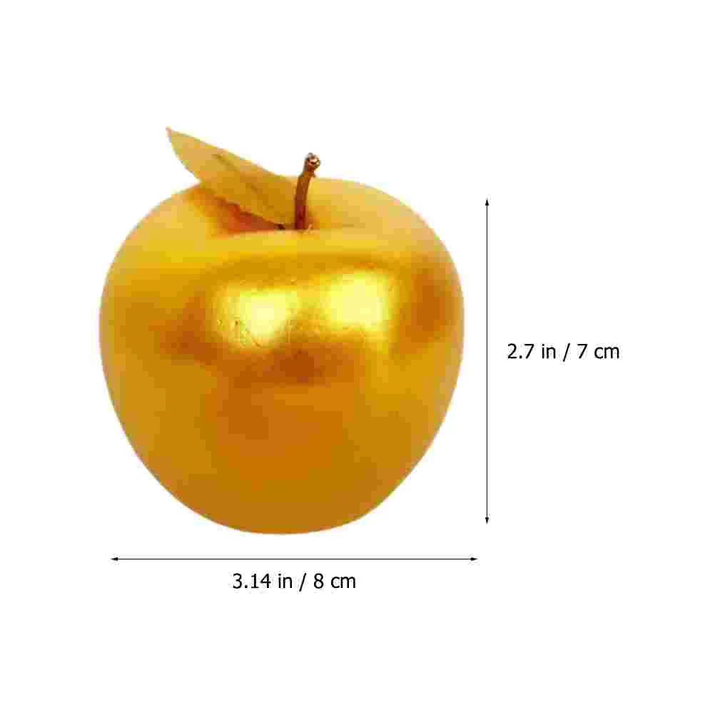 4 шт. имитация золотых форм для печенья фруктов модель искусственных яблок