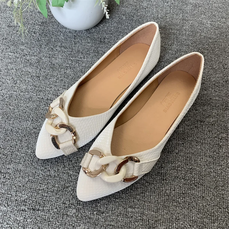 Женские туфли на плоской подошве без застежки размеры 31-44