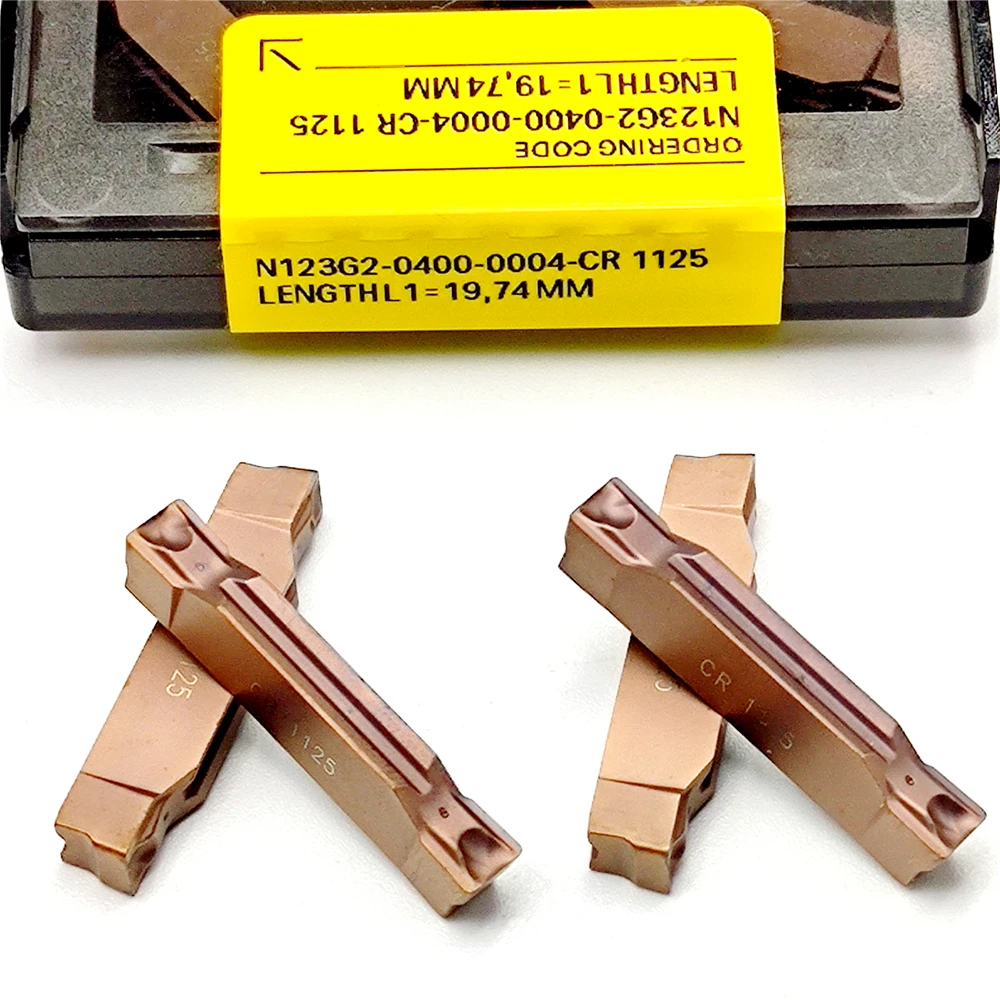 

N123G2-0200 0300 0400 Твердосплавные режущие пластины для токарных станков с ЧПУ TF4225 CR1125 Токарные инструменты с покрытием для металлообработки стали, нержавеющей стали