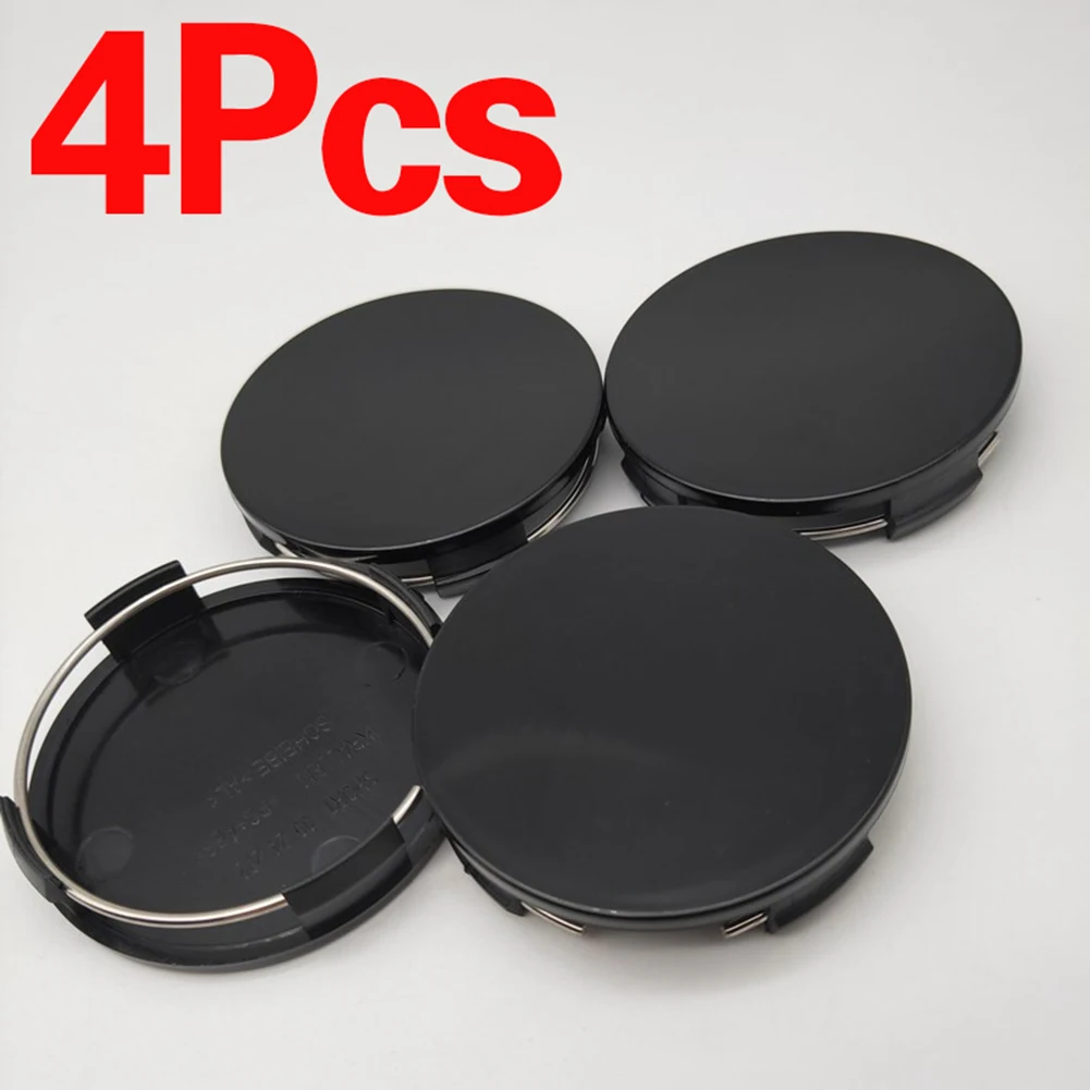 

4x Car Wheel Centre Hub Cover 59mm / 65mm Durable Universal Car Wheel Centre Hub Cover Center ABS Rims Cap Black