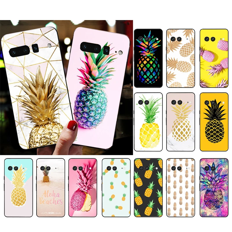 

Phone Case for Google Pixel 7 Pro 7 6A 6 Pro 5A 4A 3A Pixel 4 XL Pixel 5 6 4 3 XL 3A XL 2 XL Pineapple Fruit Case Funda