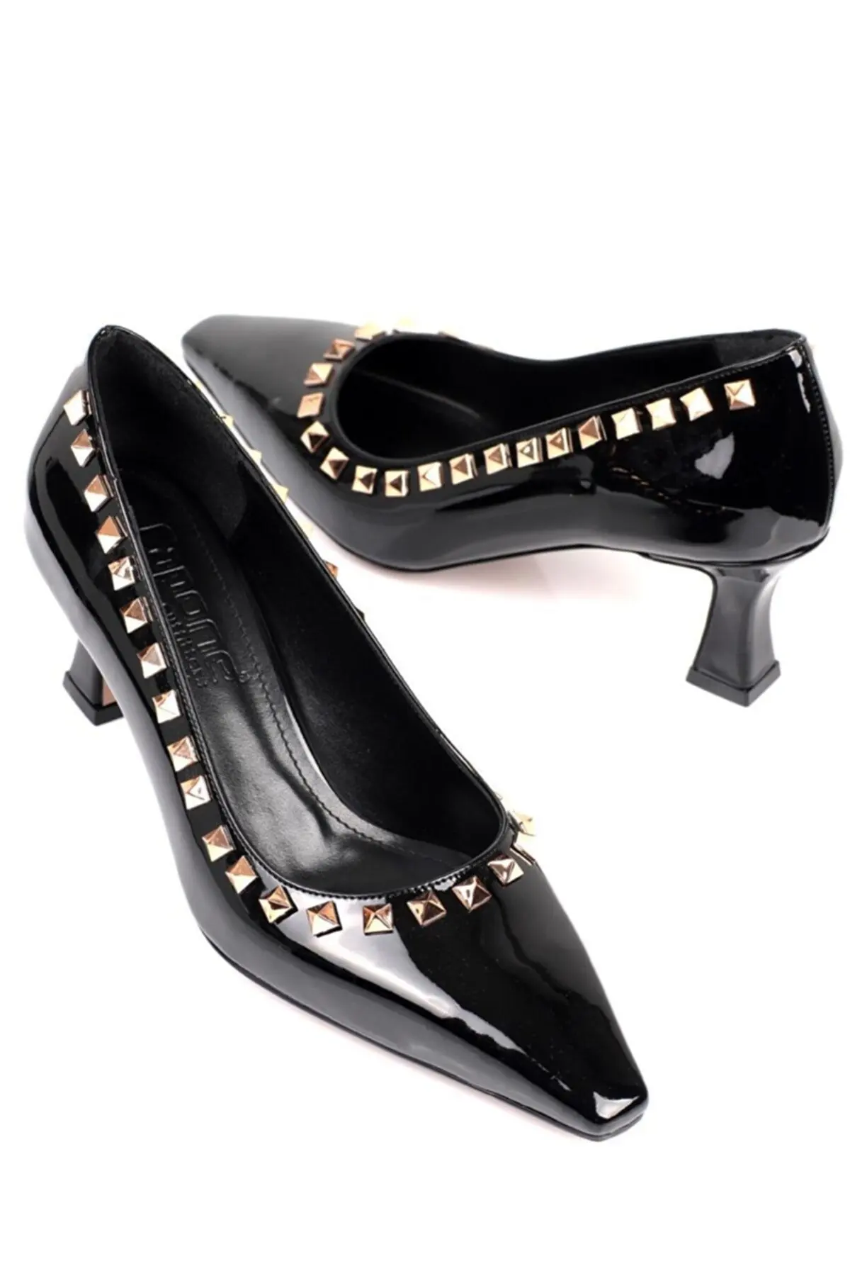 Фото Capone Outfitters Japanned Leather Troklu женские туфли на среднем каблуке №5