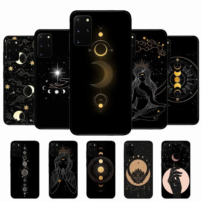 

Witches Moon Tarot Mystery Totem Phone Case for Samsung S10 21 20 9 8 plus lite S20 UlTRA 7edge