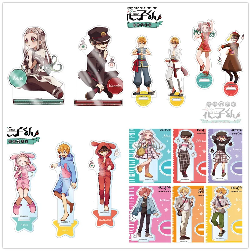 

Anime Toilet-bound Hanako-kun Figure Doll Minamoto Kou Yashiro Nene Yugi Amane Acrylic Figura Stand Model Cosplay Toy Gift