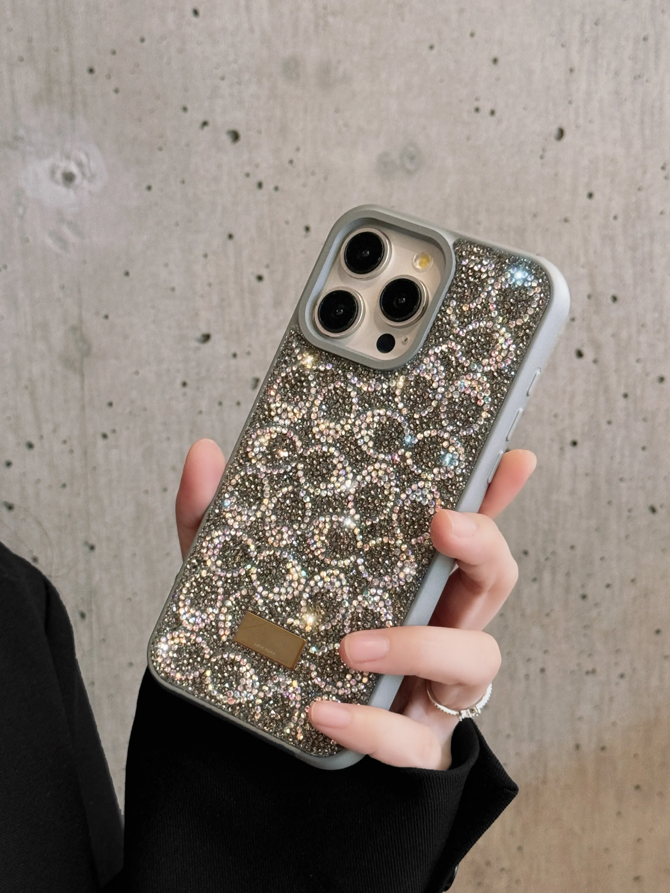 Роскошный блестящий чехол для телефона с бриллиантами 16 pro max iphone 15 14 13 Pro Max