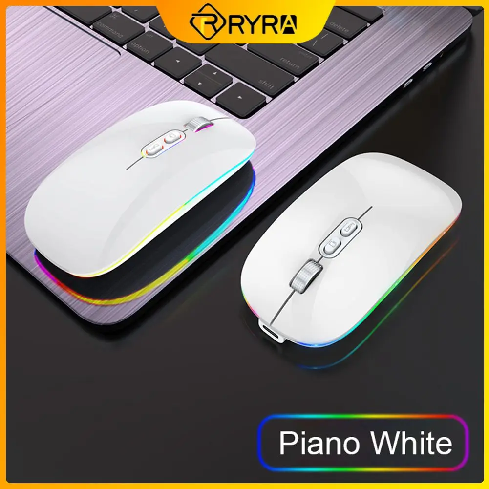 

Беспроводная Bluetooth-совместимая мышь RYRA, ультратонкий портативный ноутбук, Офисная версия, одна кнопка возврата на рабочий стол