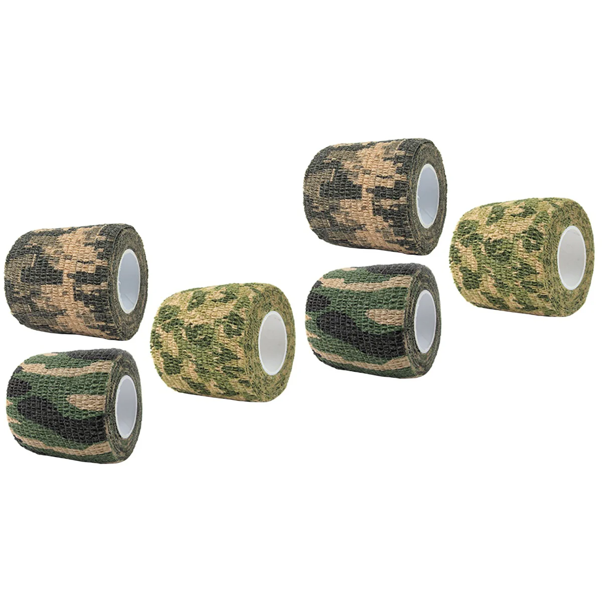 

Tapes Wraps Camouflage Tape Outdoor Stretch Bandage Bandages Elasticselfadhesive Ankle Bike Leg Camo Grip Sweat Absorb