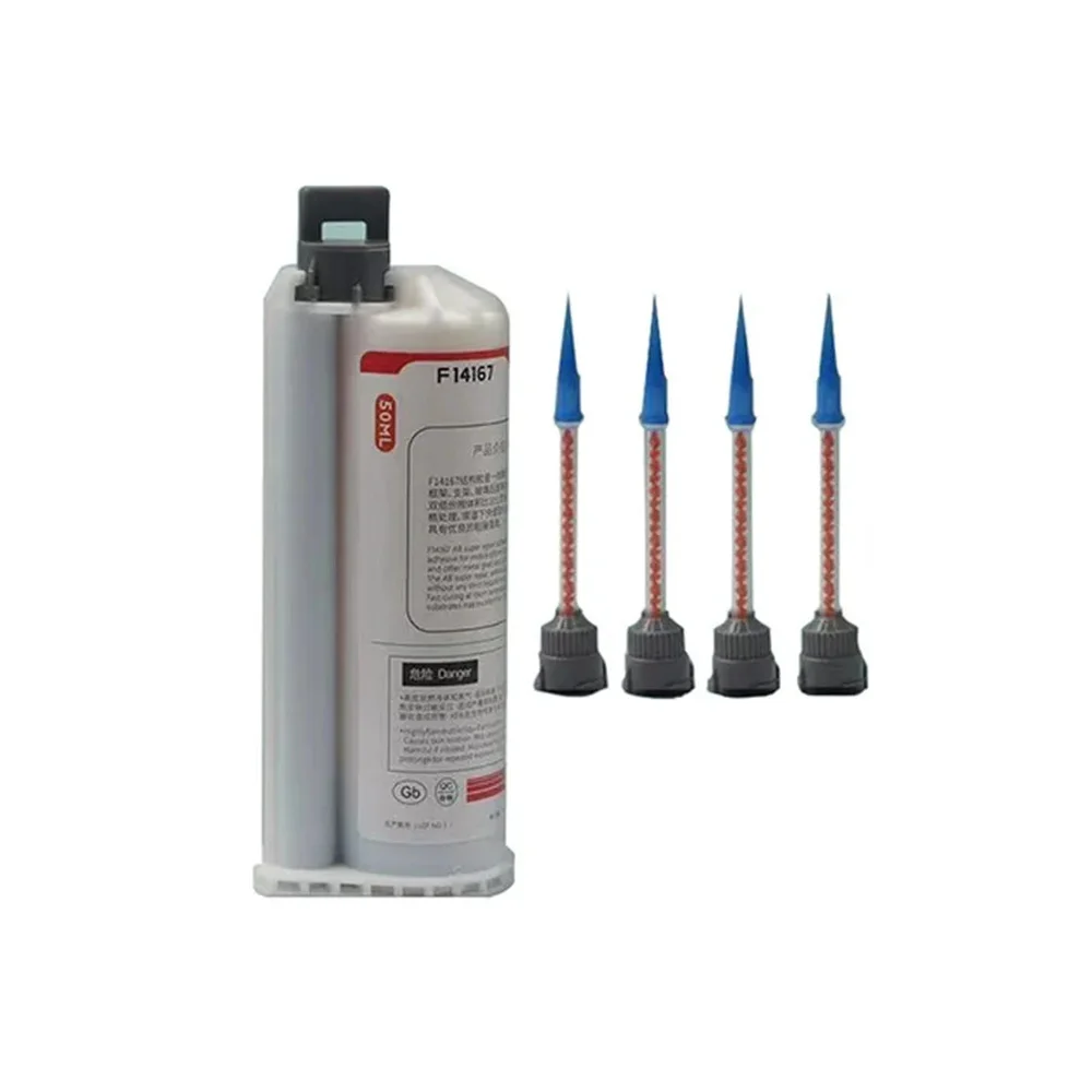 

E-FIXIT AB Glue F14167 With Needles for IPhone X To14 Pro Max Frame Lcd Screen Gluing Manual Gun Back Cover Repair Glue Adhesive