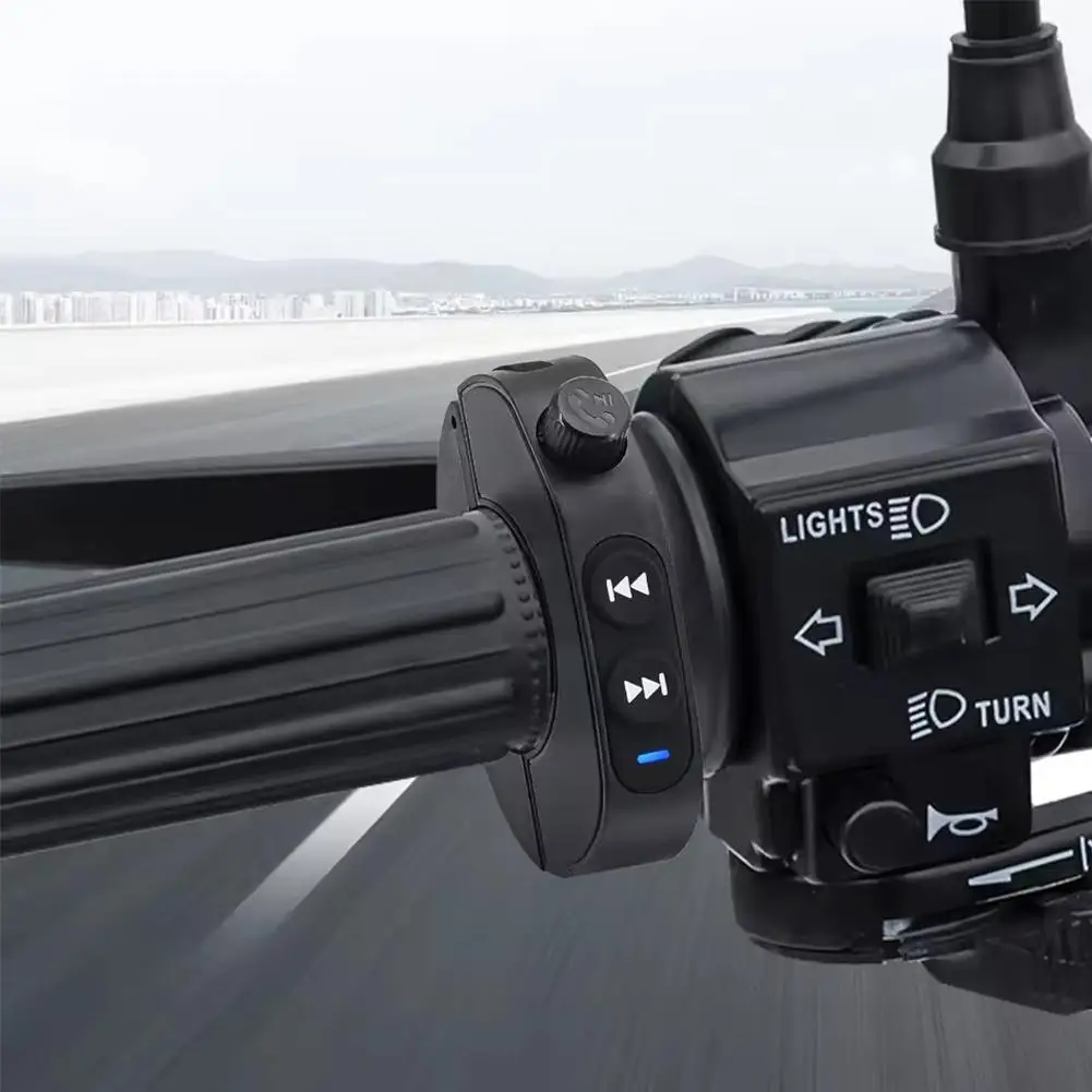 Фото Автомобильный беспроводной мобильный телефон Bluetooth-контроллер мотоциклетное колесо водонепроницаемая кнопка рулевого управления Y6C2 №3