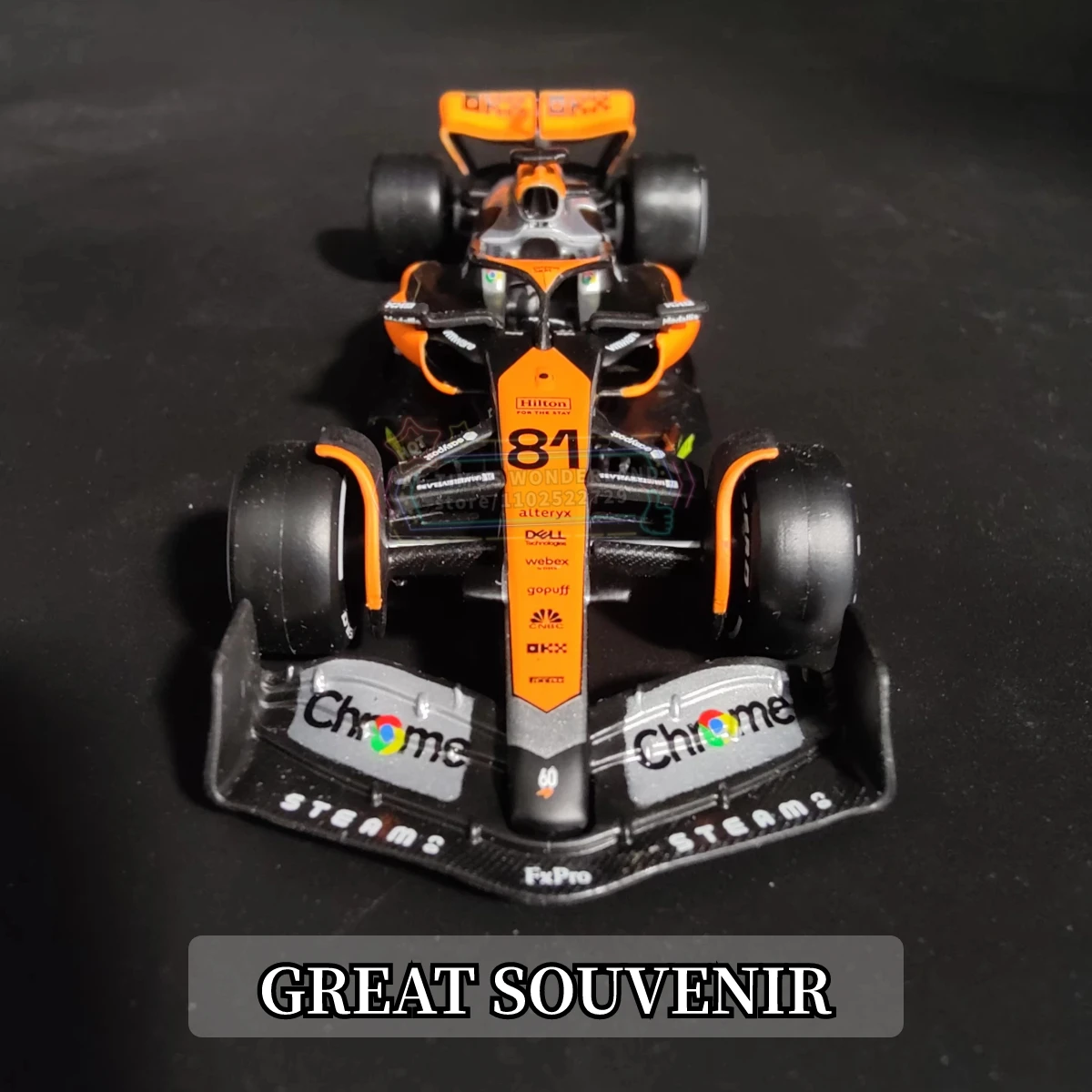 Mclaren MCL60 Bburago Масштаб 1:43 Литая Под Давлением Модель Автомобиля 2023 F1 Формула 1