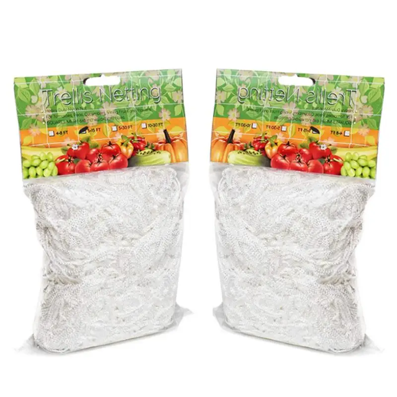 

Garden Trellis Netting Heavy-duty Polyester Plant Trellis Netting Vine Climbing Hydroponics Square Mesh Net