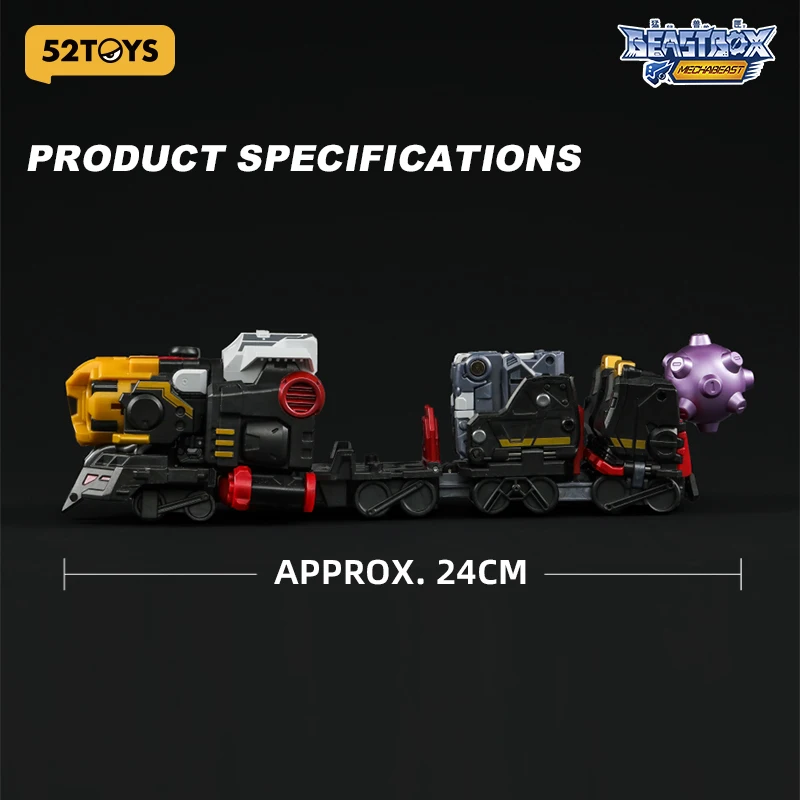 52TOYS MECHABEAST BMM-01 PSYCHOTRAIN Деформирующий робот, преобразование в меха и кубе, фигурка, коллекционный подарок (art.: 3920cb66f07bf) - 3920cb66f07bf