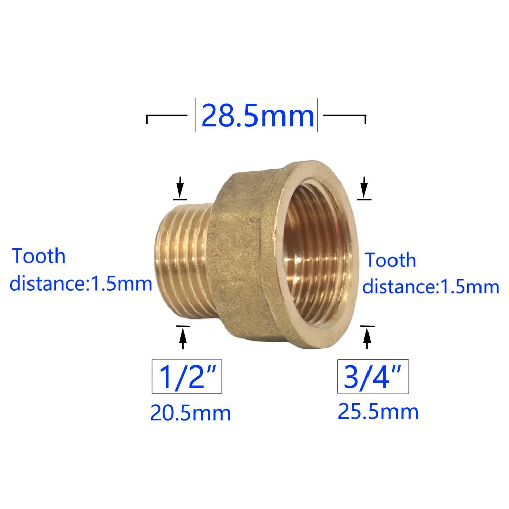 

Латунный соединитель XGYN 3/8 1/2 3/4 дюйма на M22 M18 M14