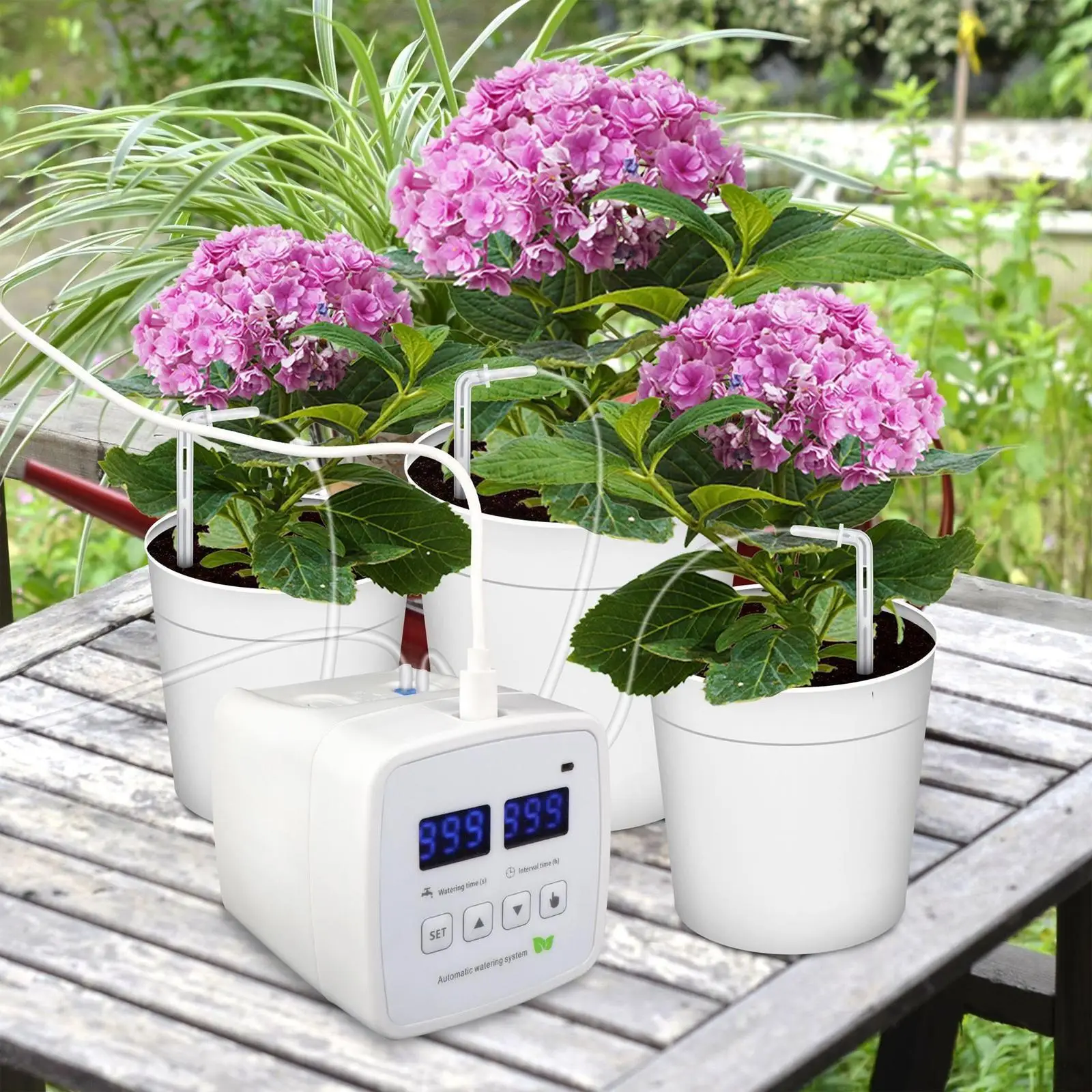 

Single Pump Intelligent Drip Irrigation Water Pump Garden System Device Plant Usb Automatic Charging Watering Timer Potted M5b9