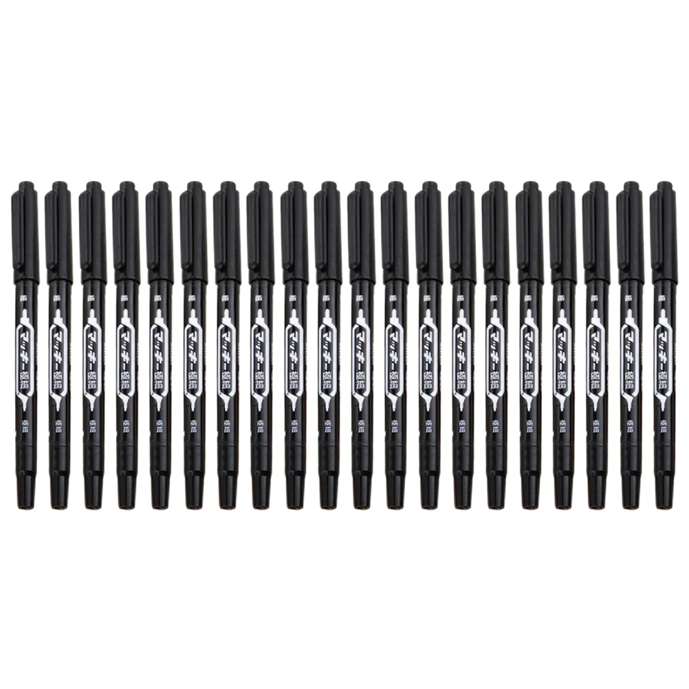 

20Pcs Marker Oil-base Paint Markers Double-end Marker Oily Painting Marker Paint Marker for Office Student Marking Painting