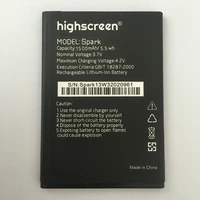 100 high quality spark 1500mah spark battery for highscreen spark mobile phone tracking code