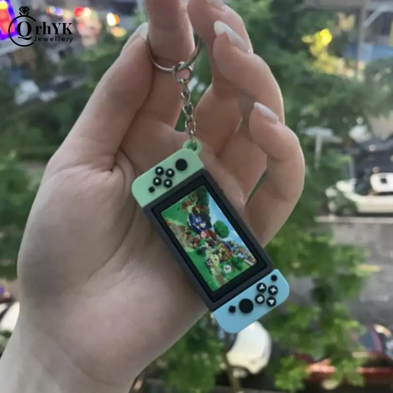 1 предмет Новинка Выключатель игровой автомат Keychians Марио цепочка для ключей мода