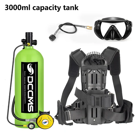 DCCMS, резервуар для подводного плавания, 40 ~ 50 минут, время дыхания, оборудование для дайвинга, оборудование для подводного плавания