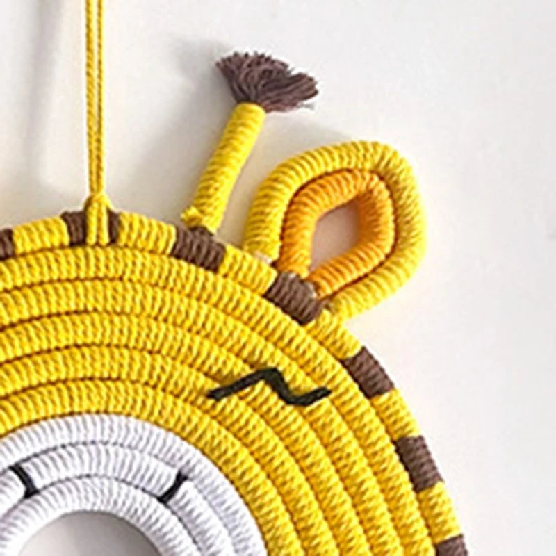 Радужная Стена ткань радуга Настенная подвеска ручная работа олень/лев