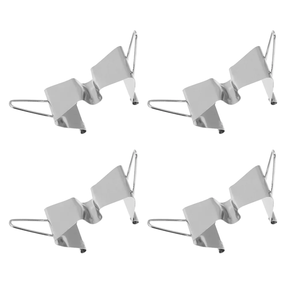 

4 Pcs Canvas Clip Frame Separating Metal Brackets Stainless Steel Clamp Painting Oil Carrier Clips
