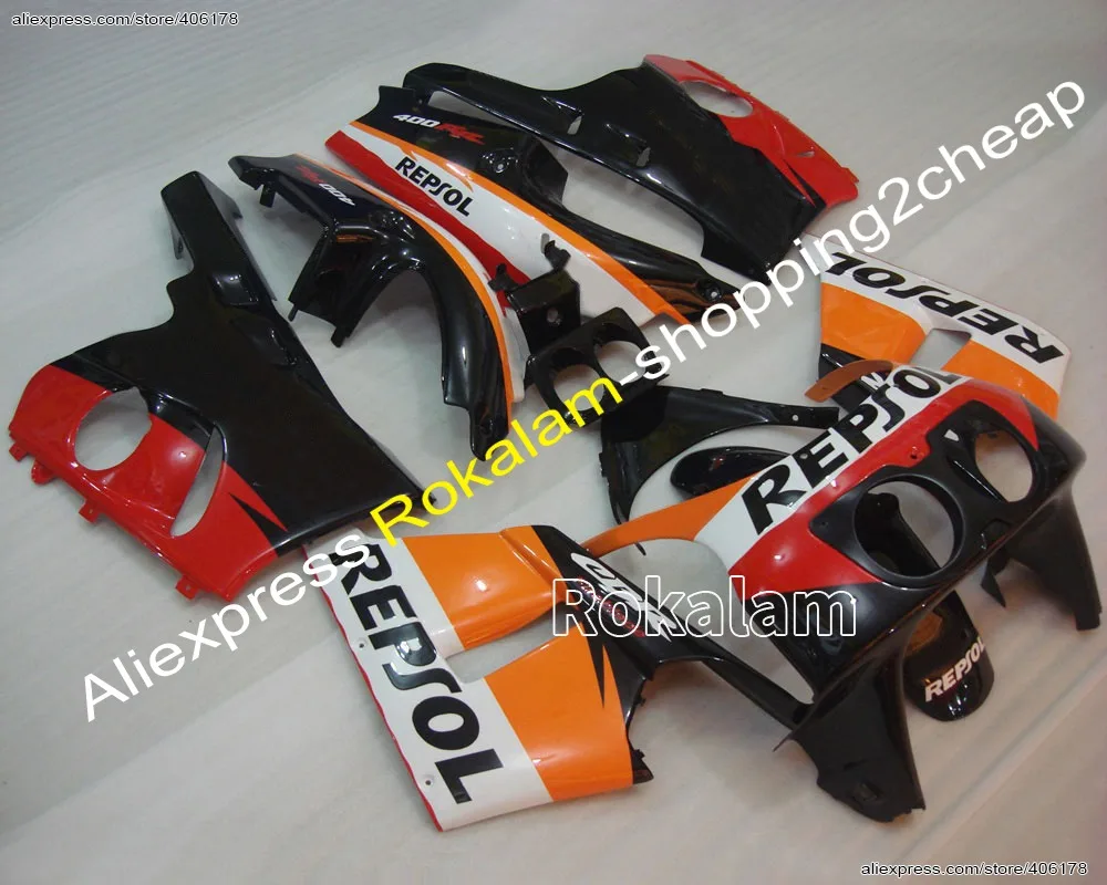 

Комплект обтекателей для Honda 90-98 CBR400RR NC29 1990-1998, многоцветные Обтекатели для боди, дешевые Обтекатели для мотоциклов
