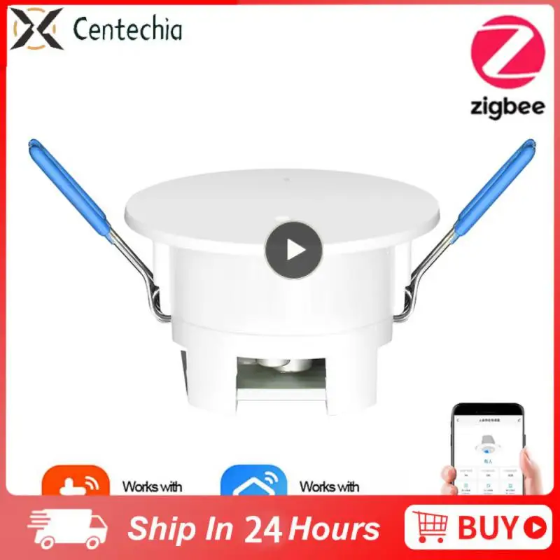 

Human Body Motion Detection Mobile App-key Control Ceiling-mounted Tuya Zigbee Smart Sonser Tuya Smart Adjustment Of Lights