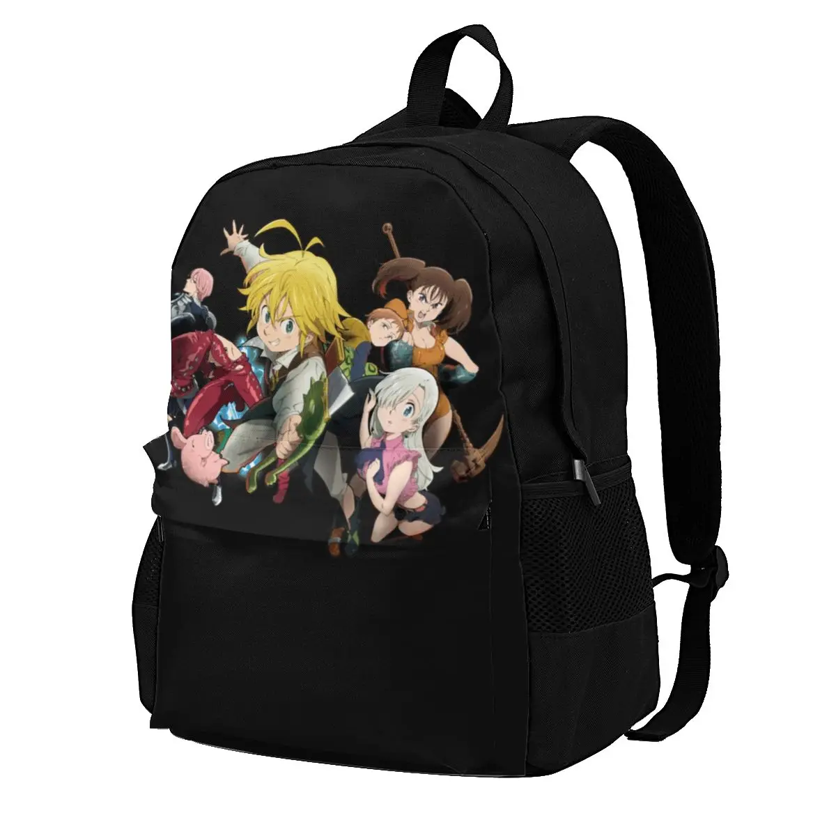 

The Seven Deadly Sins Backpacks Anime Camping Runner Breathable Backpack Unique Polyester Bags