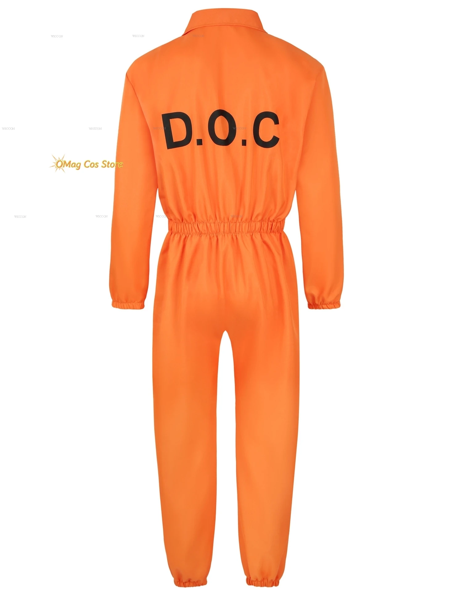 Забавные костюмы унисекс на Хэллоуин тюремная форма костюм для мужчин и женщин