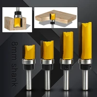 8mm shank mortising carbide wood milling cutter end mill tools router bits cutter machine woodworking tenon cnc