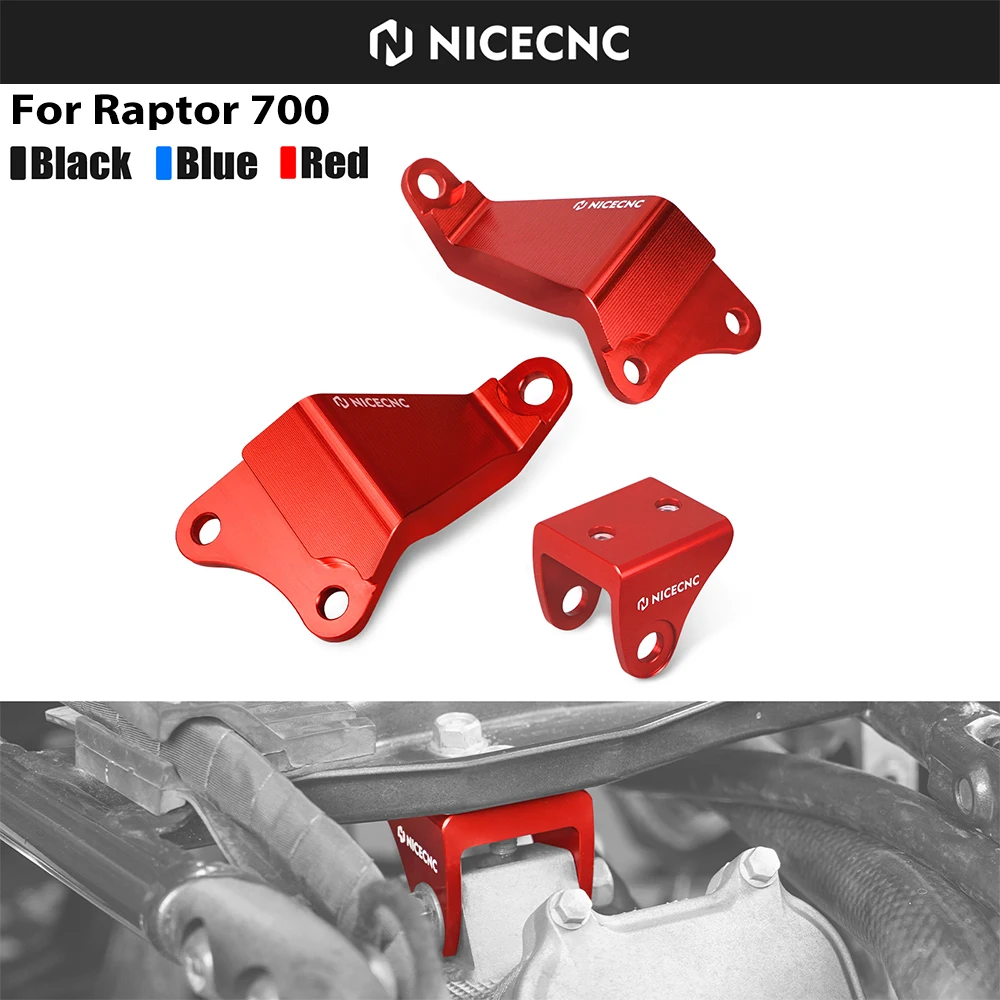 NICECNC Raptor 700 кронштейн двигателя для квадроцикла Yamaha 700R 2008-2024 1S3-21316-10-00 10 мм T6-6061