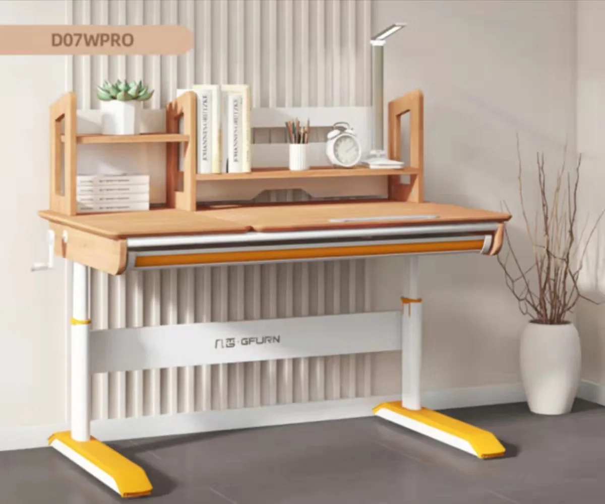 

Rubber Wood Solid Wood Children's Study Desk Lifting Writing Desk 1.2 M Large Size