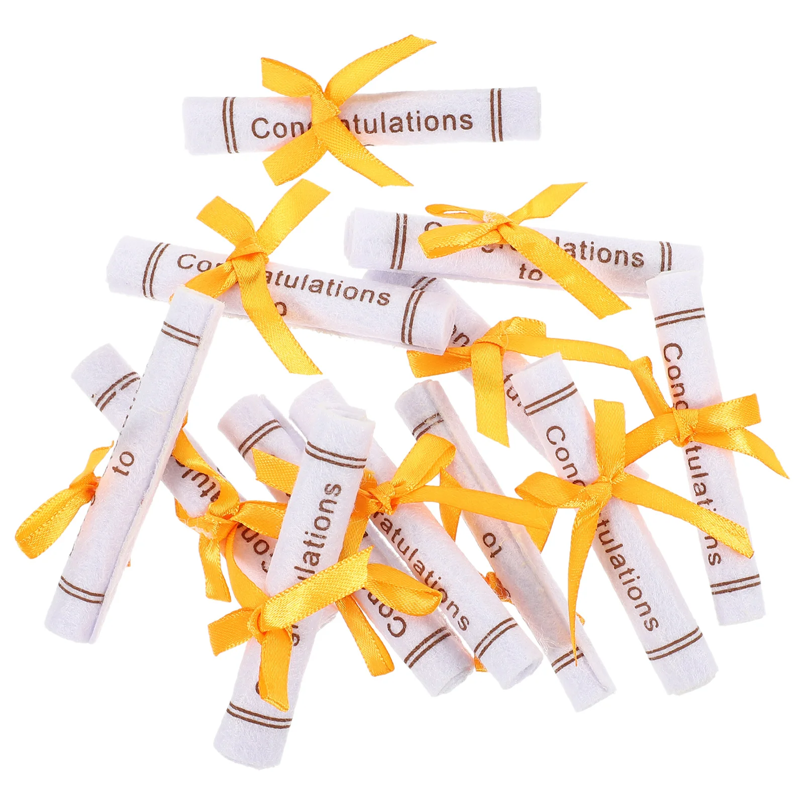 

25 шт., нетканые мини-модели с сертификатом выпускного