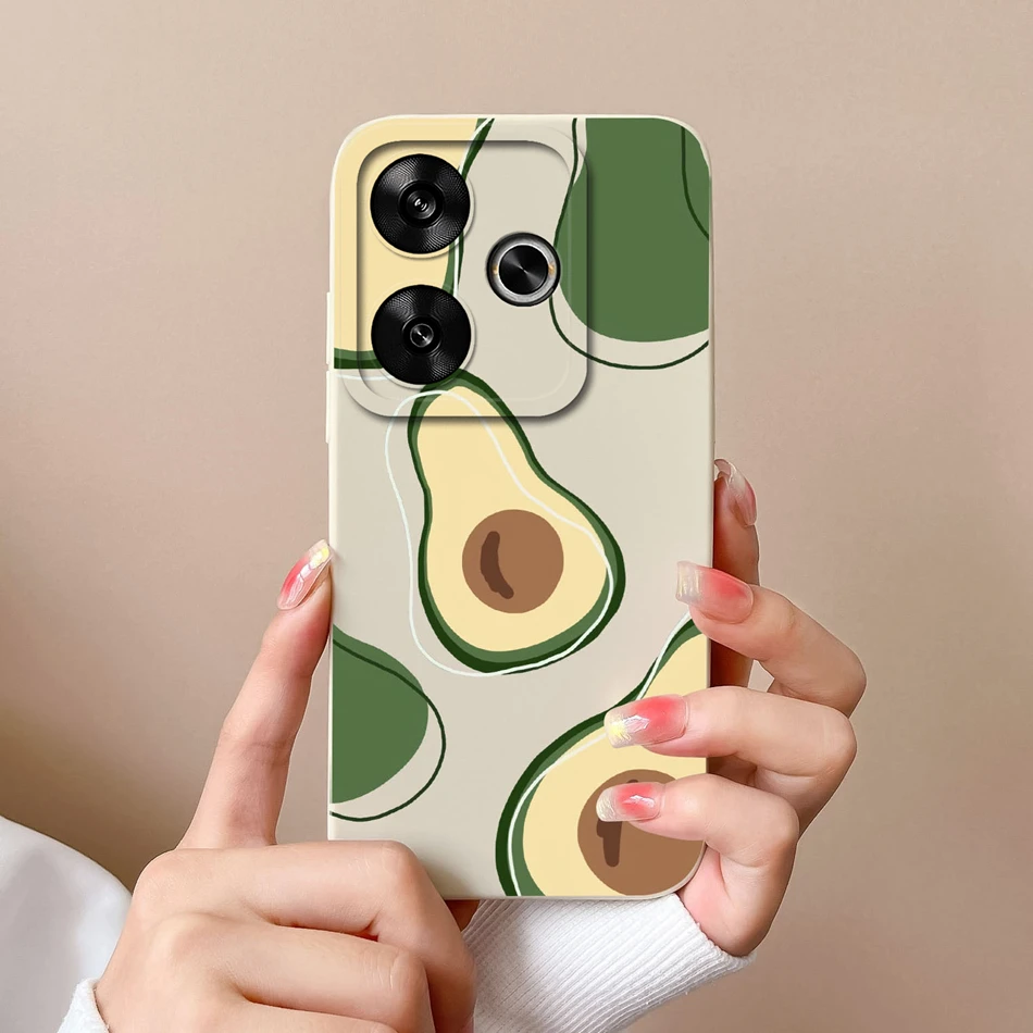 Чехол для телефона Xiaomi Poco M6 Pro милый чехол с динозавром мягкий защитный из жидкого