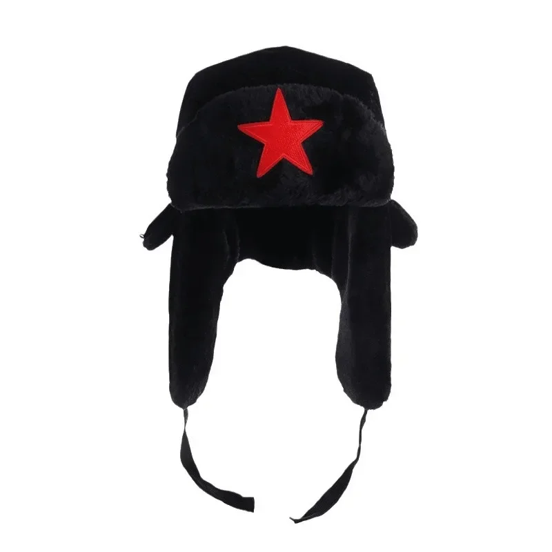 Мужская зимняя шапка пентаграмма Лэй Фэн летающая для улицы модная Русская