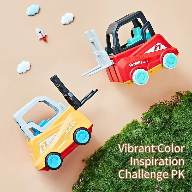 Сумасшедший вилочный погрузчик пресс-лопата игры обучающие игрушки для укладки