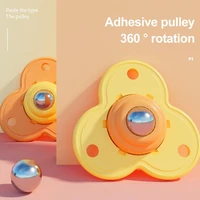 4pcs 360 degree rotatable universal wheels self adhesive casters ball pulley mini swivel casters wheel for furniture accessories