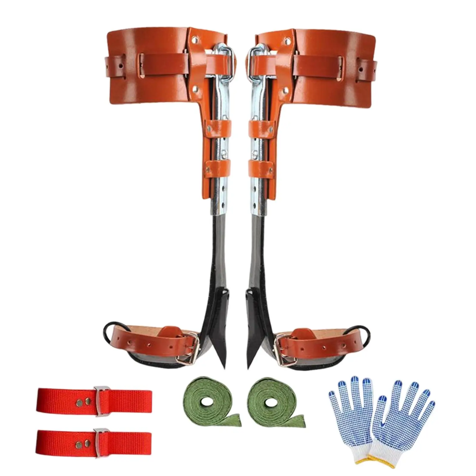 

Tree Climbing Tool with Belt Tree Climbing Equipment Durable Pole Climbing Spikes for Tree Work Rock Climbing