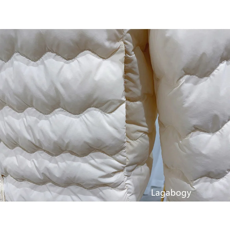 Новинка 2024 г. Сверхлегкий портативный пуховик Lagabogy женская новая осенне-зимняя