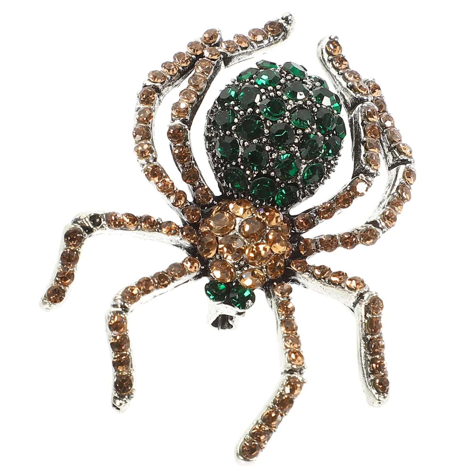 

Spider Pin Diamond Clothing Brooch Brooches For Men Women Zinc Alloy Halloween Miss