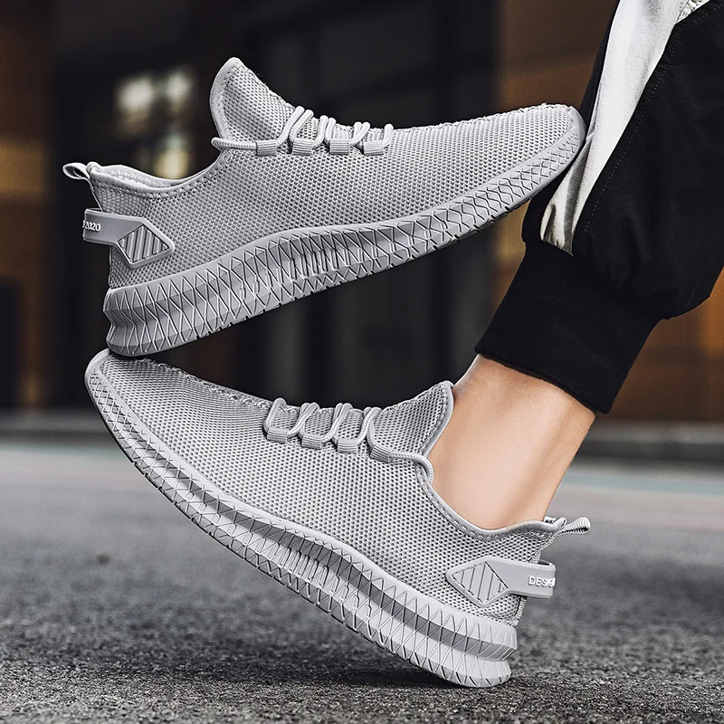 Men's Mesh Running Shoes Big Size 48 Sneakers for Men Fashion Casual Shoes Male Lightweight Sports Trainers Summer Jogging Shoes
