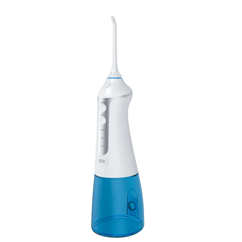 

300ml Dental Water Flosser Portable Oral Irrigator Jet 3 Modes 2 Nozzles USB Rechargeable Irrigator Dental Teeth Cleaner
