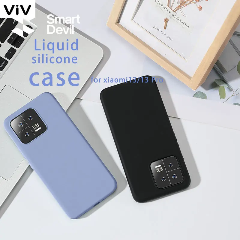 

SmartDevil for Xiaomi 13 13 Pro Liquid Silicon Phone Case Candy Colored Soft Shell Newly Ultra-thin Anti Drop Protective Case